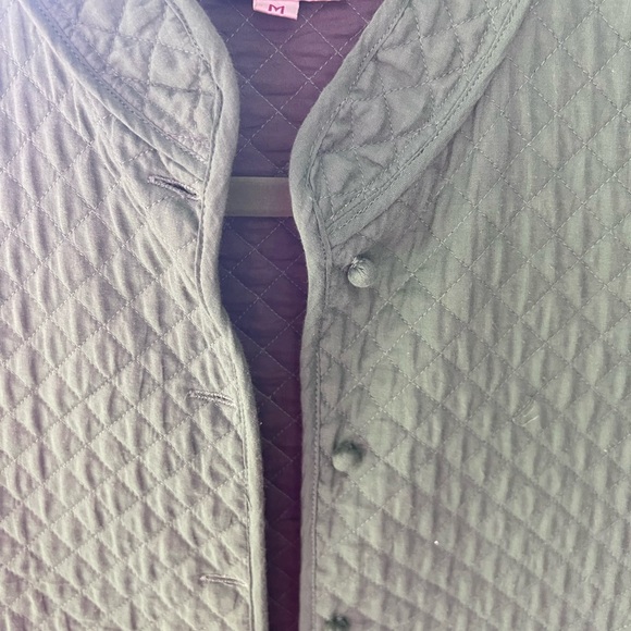 Anokhi Quilted Jacket. Size Medium. Beautiful Green Color. Gently Used. - Picture 5 of 5